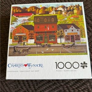 Buffalo David Bitton Puzzle - Vibrant Village Scene. Bundle limited to 3